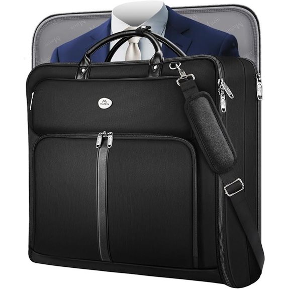 Matein Large Travel Suit Garment Bag with Laptop Slot