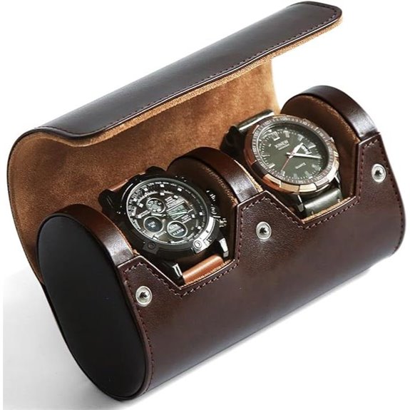 Watch Roll Travel Case for Men & Women