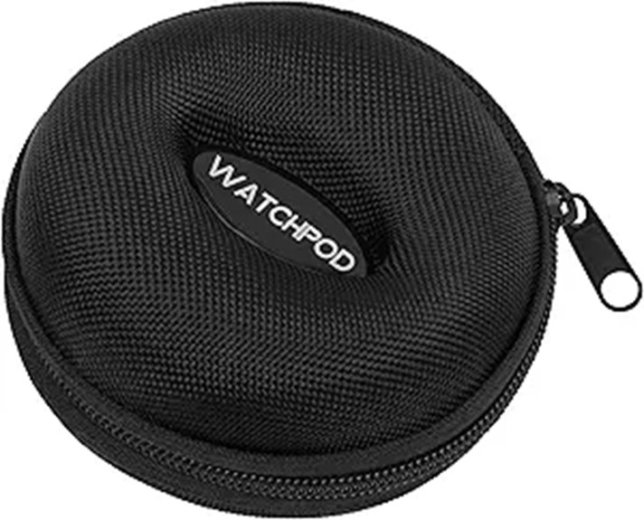 WATCHPOD Travel Watch Case with Zipper and Cushion