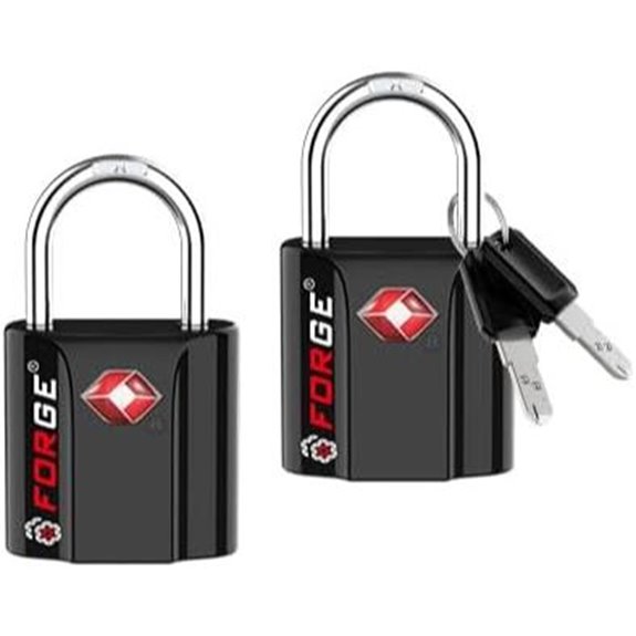 TSA Approved Dimple Key Travel Luggage Locks