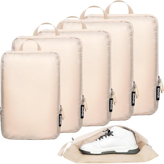 BAGAIL 6 Pack Ultralight Compression Packing Cubes