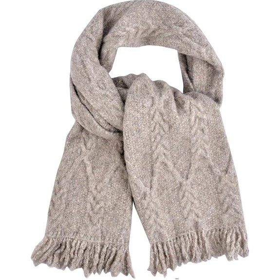 MissShorthair Fleece Knit Scarf for Women and Men