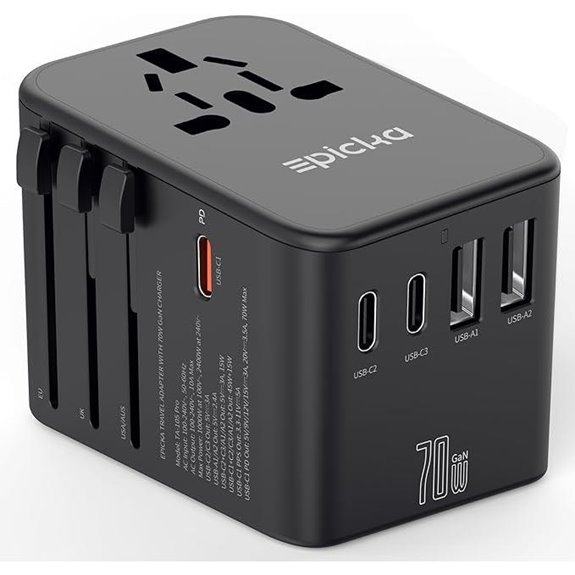 EPICKA Universal Travel Adapter with Fast Charging