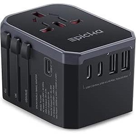 EPICKA Universal Travel Adapter with USB Ports