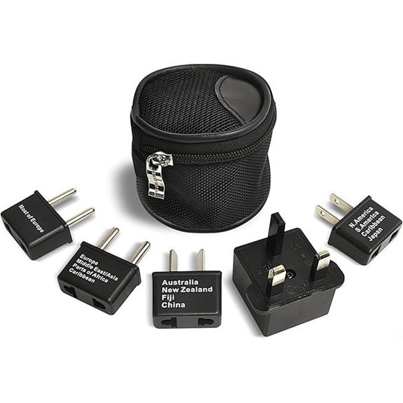Ceptics 5-Piece Worldwide Travel Plug Adapter Set