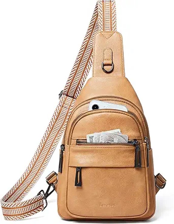 7L Women’s Crossbody Vegan Leather Sling Bag