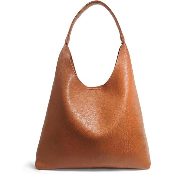 Hobo Bags for Women Soft Vegan Leather Shoulder Handbag Slouchy Tote Purses