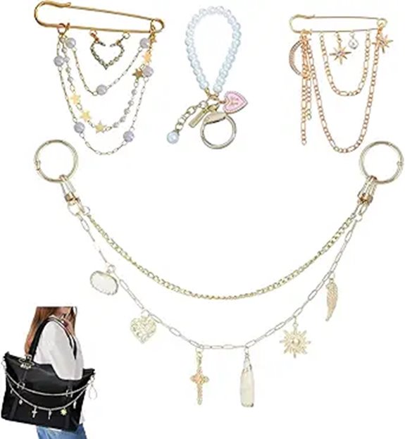 5-in-1 Bag Charm Set for Handbags and DIY Accessories