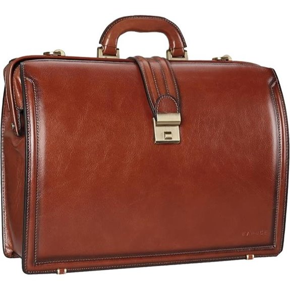 Banuce Vintage Leather Briefcase for Men