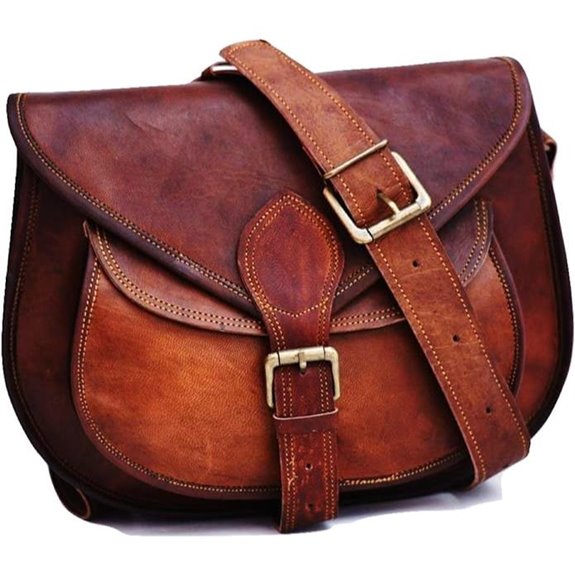 Satchel And Fable Vintage Leather Crossbody Bag