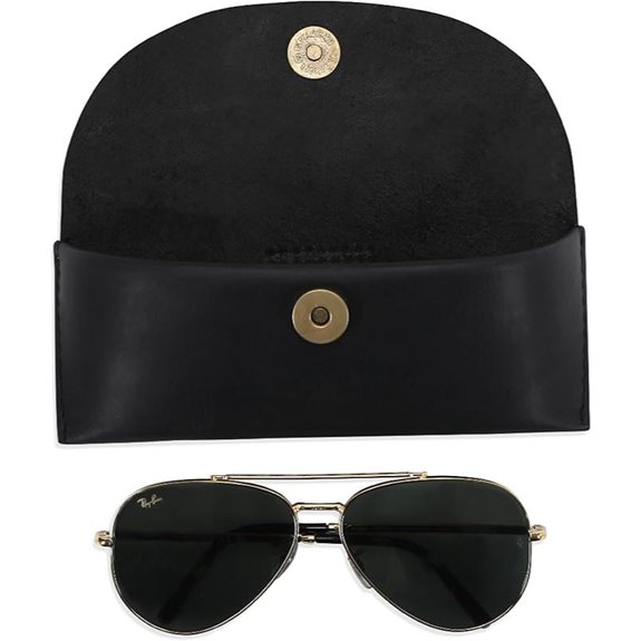 Antiq Leather Eyeglasses Case for Men and Women