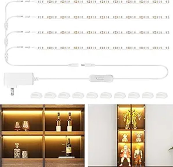 WOBANE LED Shelf Light Kit 4pcs Warm White