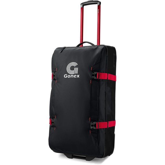 Gonex 30L Water-Repellent Wheeled Travel Duffel Bag