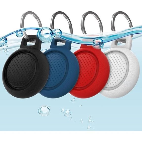 Waterproof AirTag Keychain Holders (4 Pack)