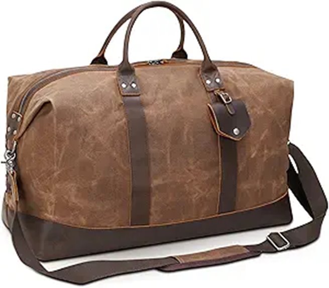 Polare 23” Waterproof Waxed Canvas Duffel Bag
