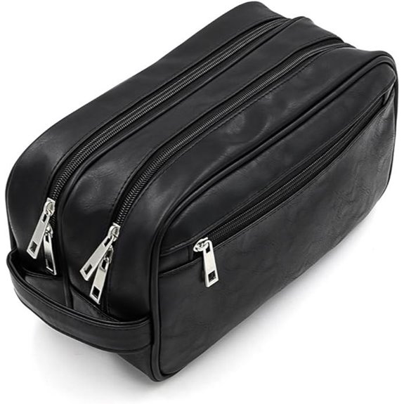 Sumnacon Waterproof PU Travel Toiletry Bag Organizer