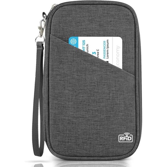 RFID Passport Wallet for Travel Waterproof Organizer