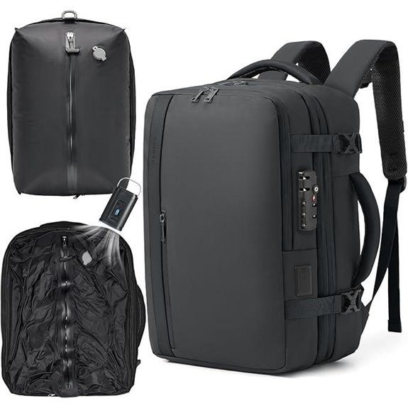 Fanwoli Travel Backpack with TSA Lock & Waterproof Design