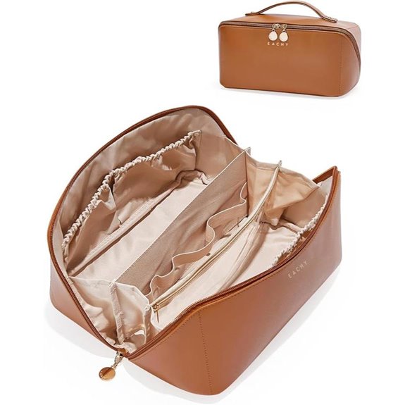 EACHY Waterproof Travel Makeup Bag for Women