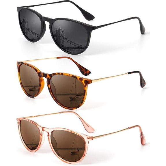 KALIYADI Women's Polarized Retro Sun Glasses