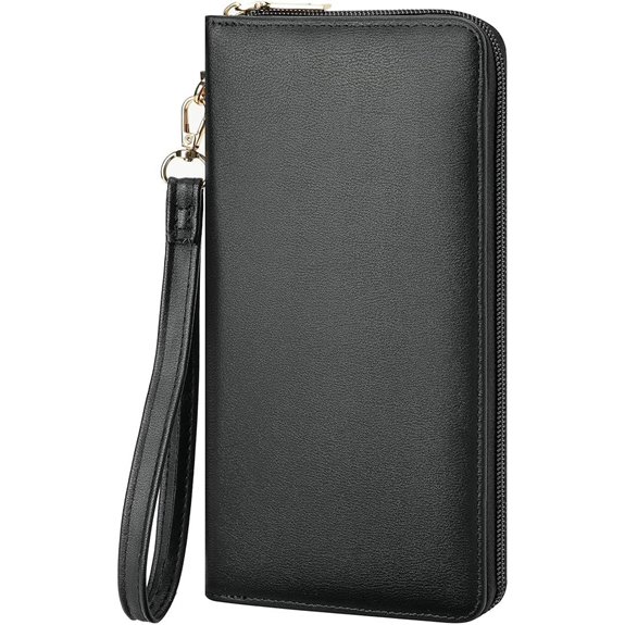 Chelmon Women's Vegan Leather Clutch Wallet