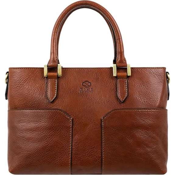 Time Resistance Leather Women's Tote Handbag