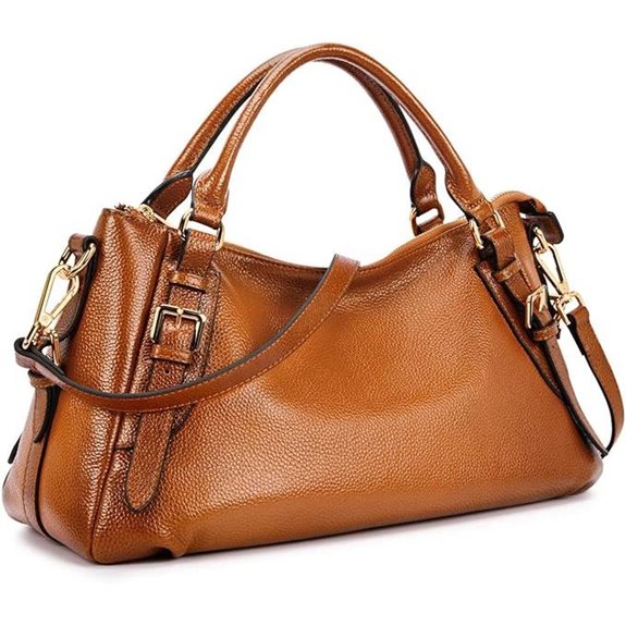 Kattee Women's Genuine Leather Satchel Handbag