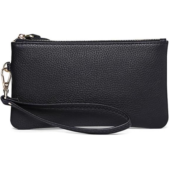 Tapp Collections Women's Leather RFID Wristlet Clutch