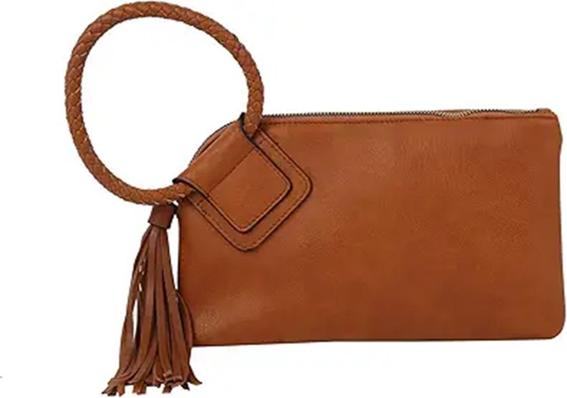 Metro Muse Women's Vegan Leather Wristlet Clutch