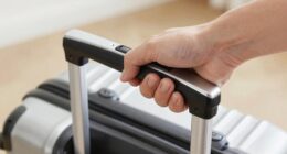 adjust suitcase handle for comfort