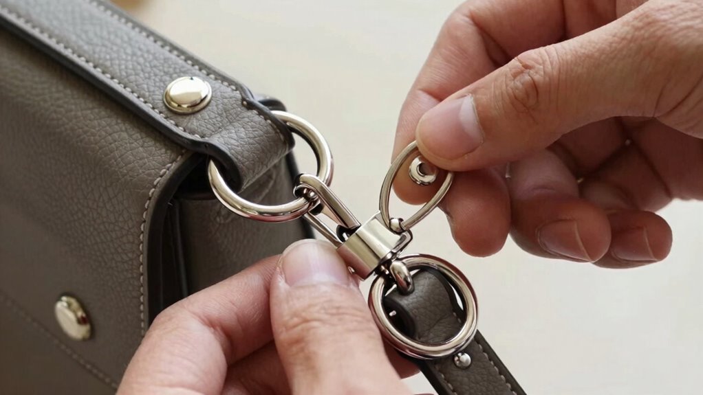 bag hardware attachment options