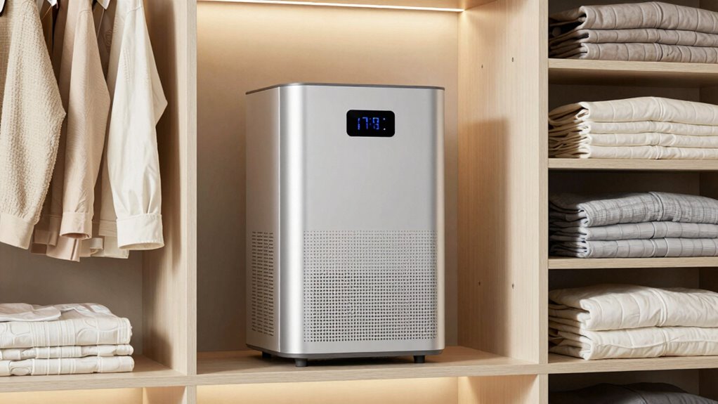 closet dehumidifier size guide