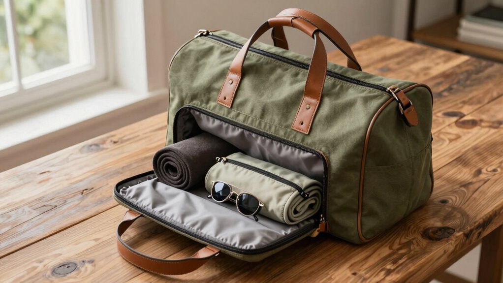 comfortable organized travel essentials