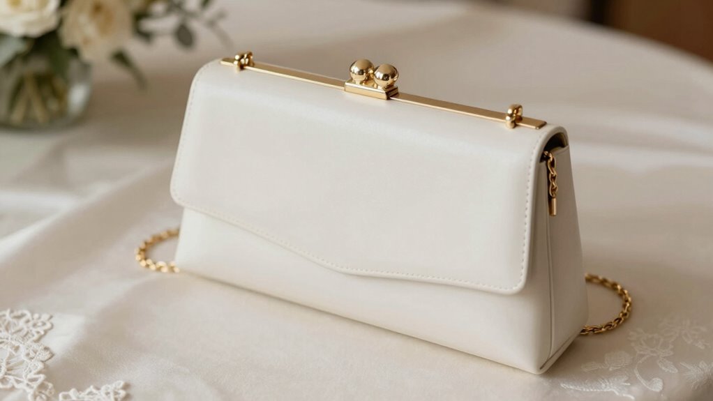 elegant minimalist wedding bag