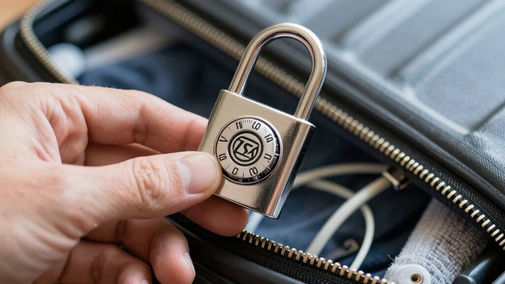 forget to unlock luggage