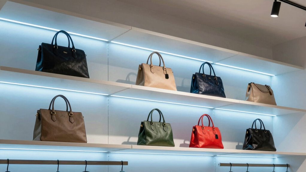 key closet lighting features