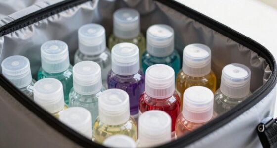 leakproof toiletry bottle packing