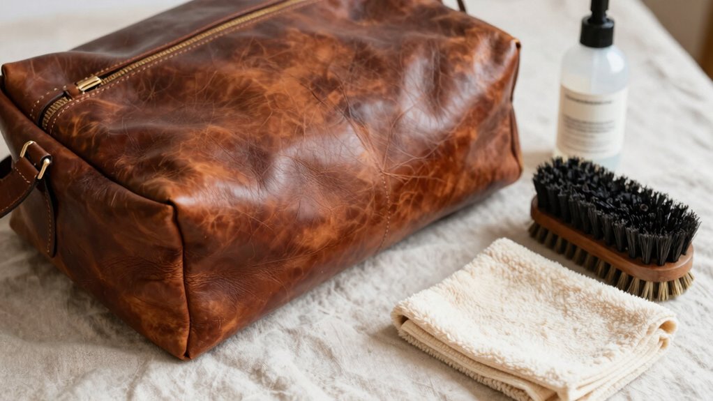 leather care before cleaning