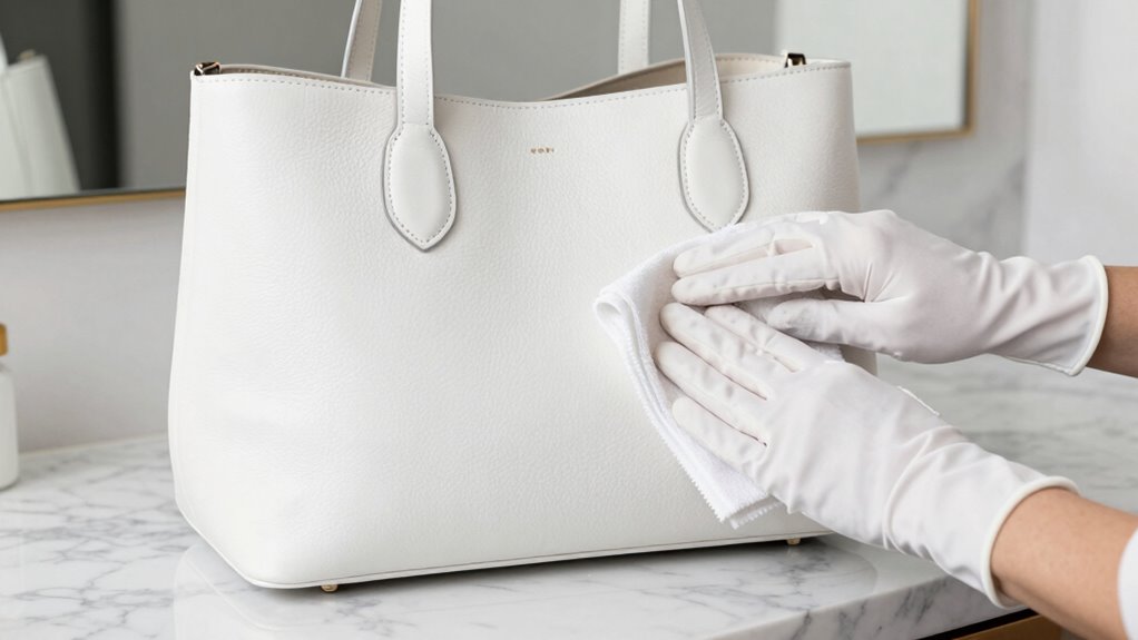 maintain white bag elegance