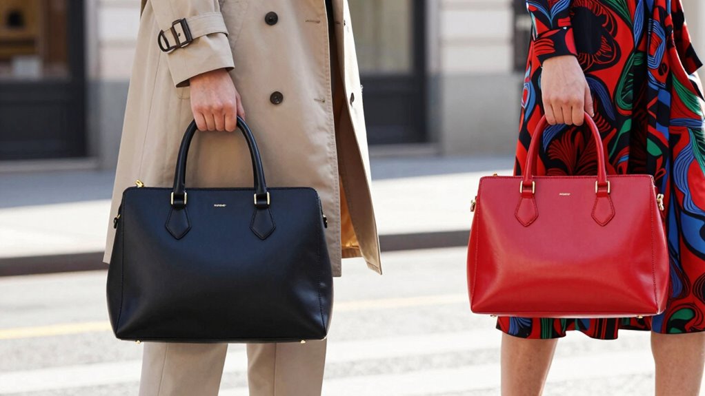 neutral or bold bag choices