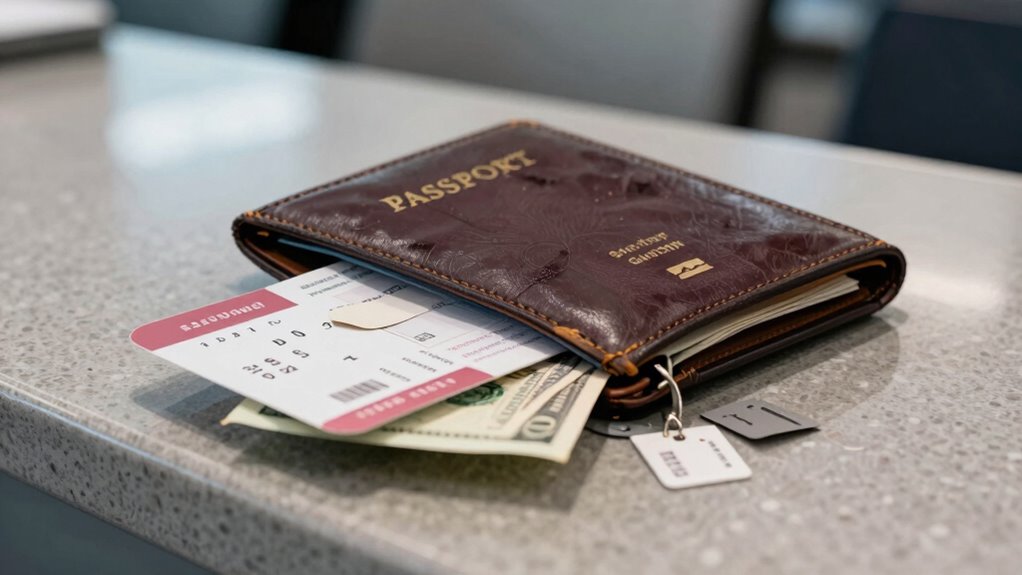 organized passport wallet efficiency