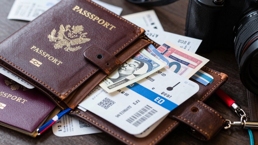 organized secure travel essentials