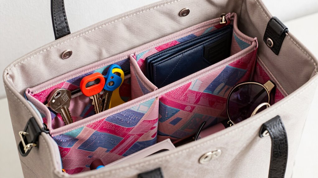 personalized organized tote accessories