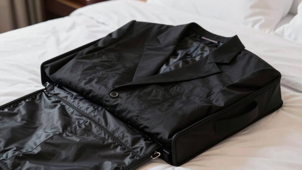 proper suit folding technique