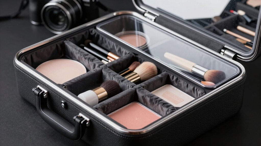 protective spill proof makeup case