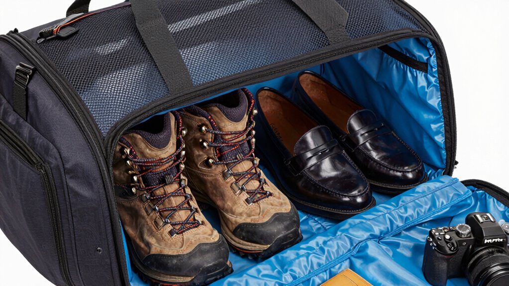 shoe compartments versus alternatives