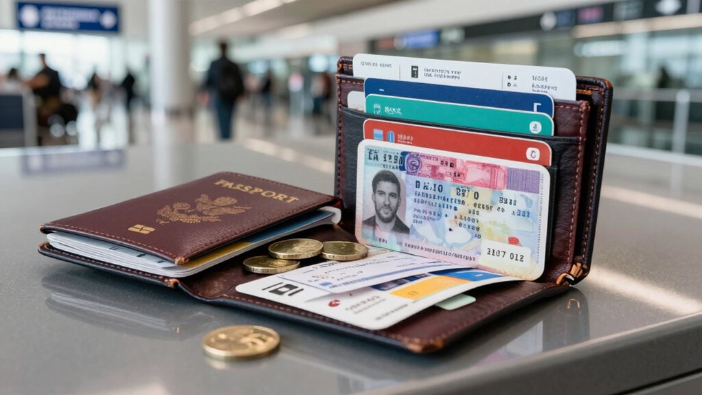 streamline wallet for safe travel