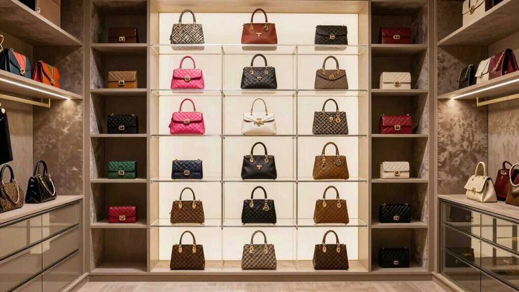 stylish purse display techniques