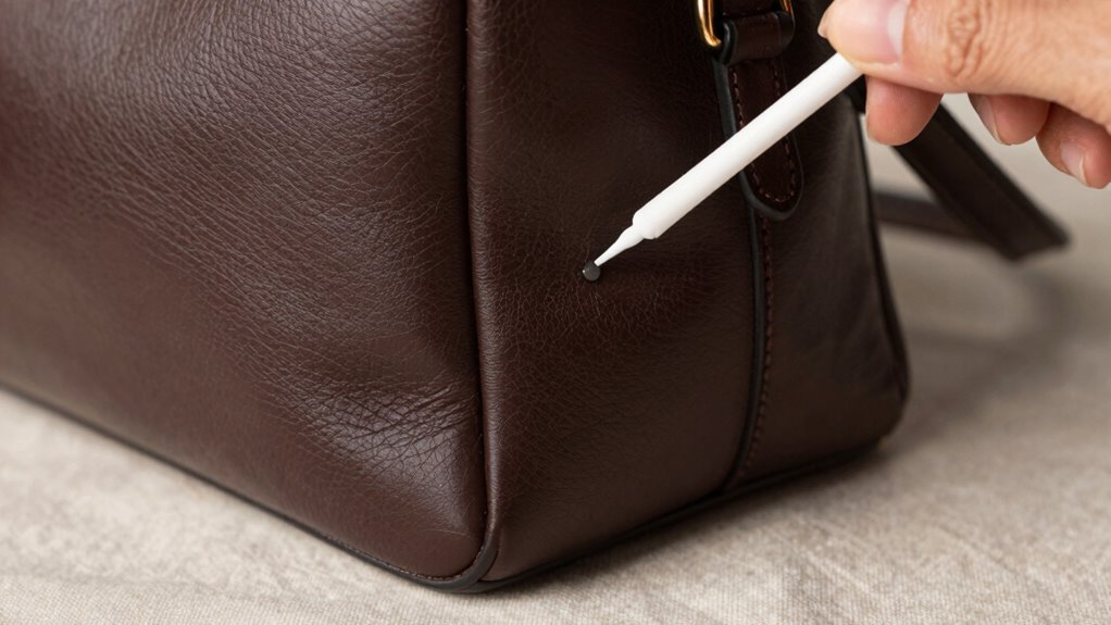 test cleaner on hidden area