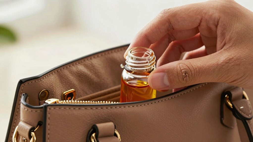 use minimal aromatic application